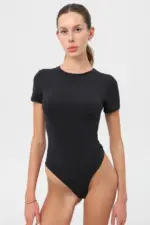 Боді LISSE SKIN T-SHIRT - Чорний - Зображення 4